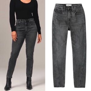 Abercrombie & Fitch The Shinny High Rise Curve Love, Size 26